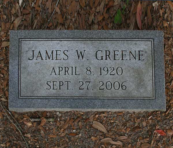James W. Greene Gravestone Photo