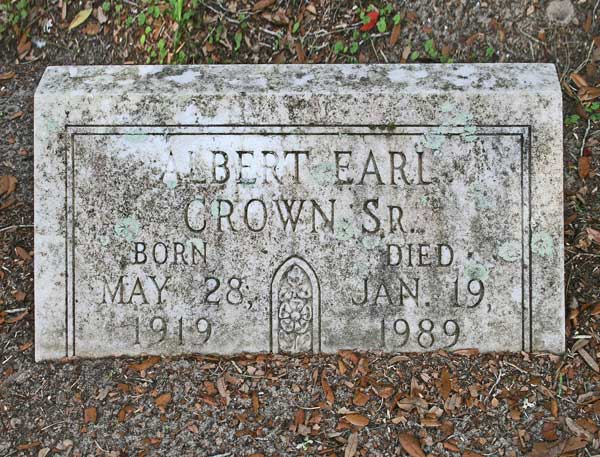 Albert Earl Crown Gravestone Photo