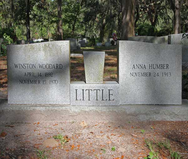 Winston Woodard & Anna Humber Little Gravestone Photo