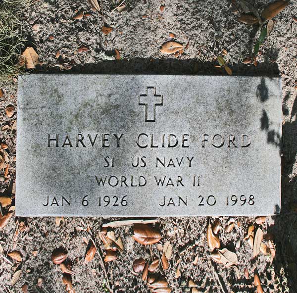 Harvey Clide Ford Gravestone Photo