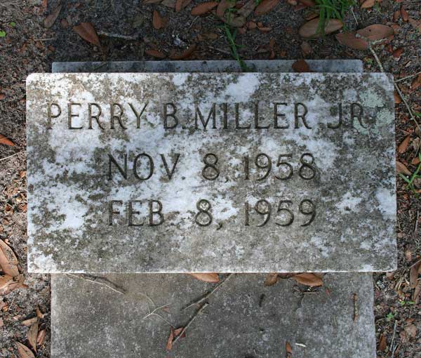 Perry B. Miller Gravestone Photo