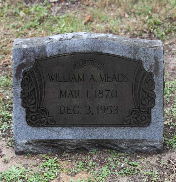 William A. Meads Gravestone Photo