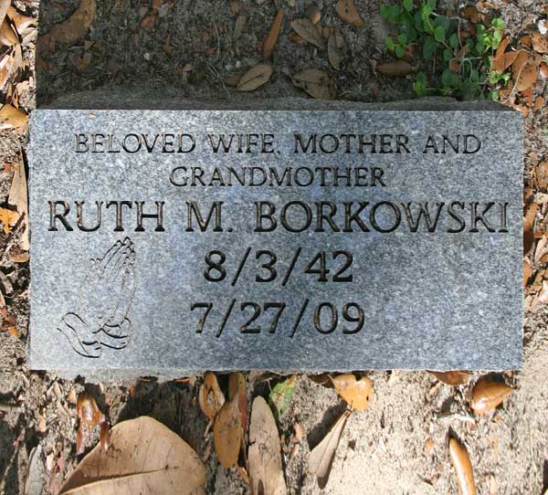 Ruth M. Borkowski Gravestone Photo