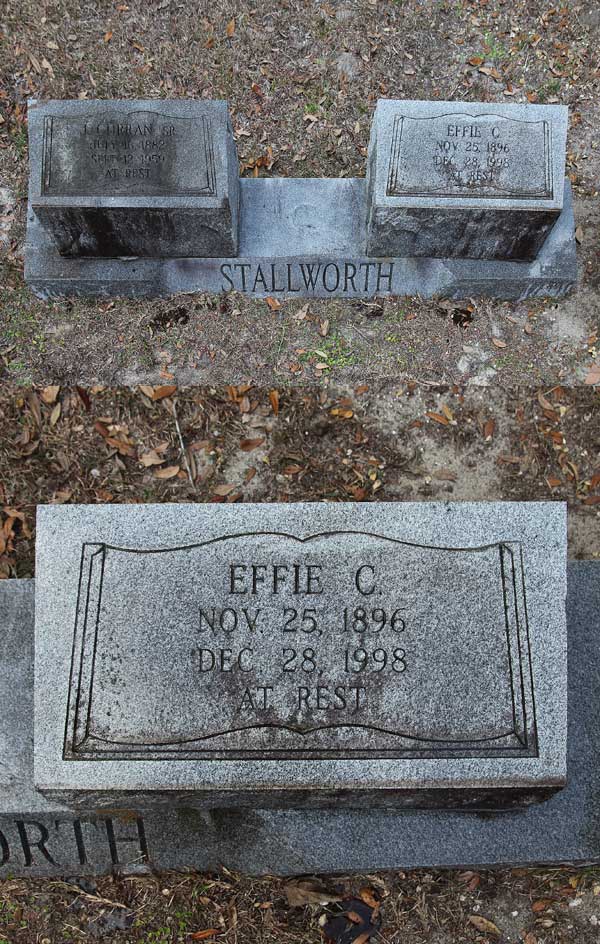 Effie C. Stallworth Gravestone Photo