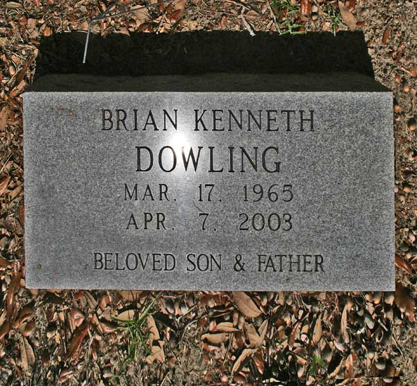 Brian Kenneth Dowling Gravestone Photo