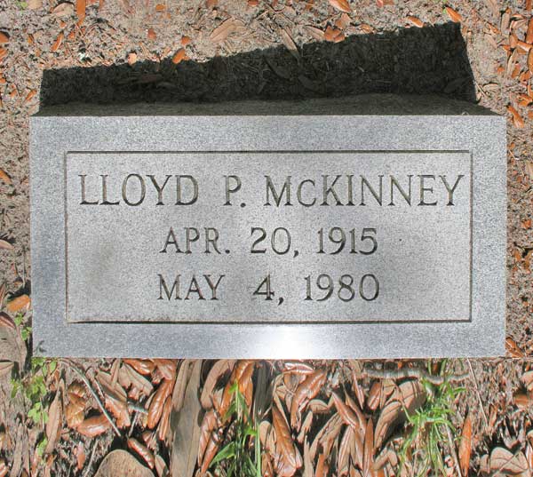 Lloyd P. McKinney Gravestone Photo