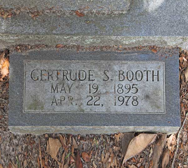 Gertrude S. Booth Gravestone Photo