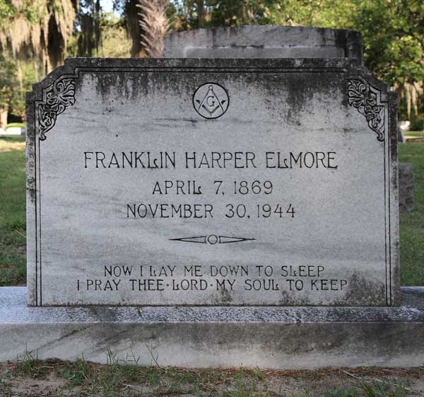 Franklin Harper Elmore Gravestone Photo