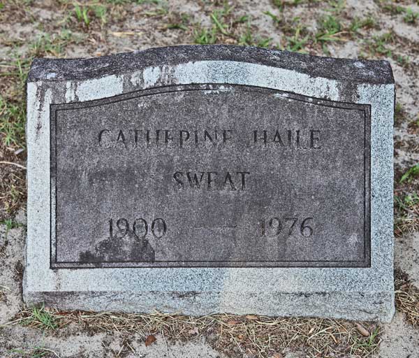 Catherine Haile Sweat Gravestone Photo