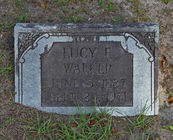 Lucy F. Walker Gravestone Photo