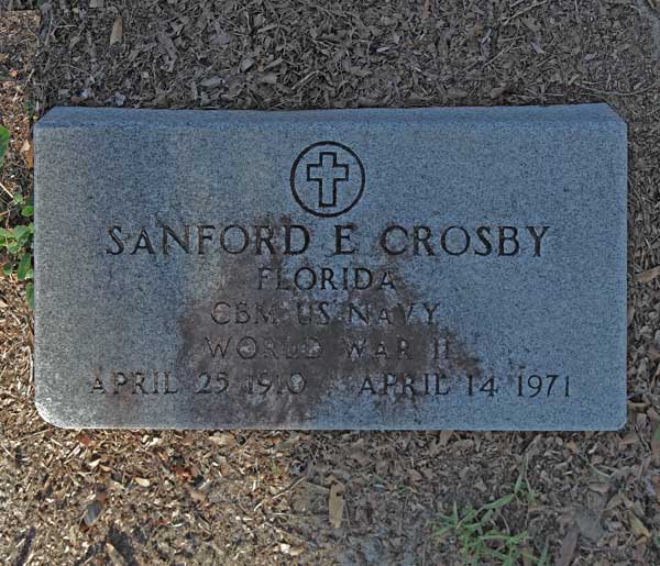 Sanford E. Crosby Gravestone Photo