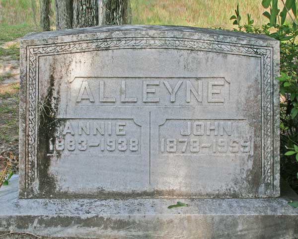 Annie & John Alleyne Gravestone Photo