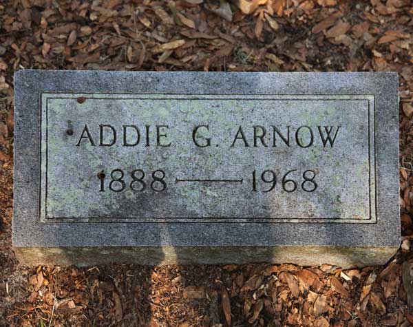 Addie G. Arnow  Gravestone Photo