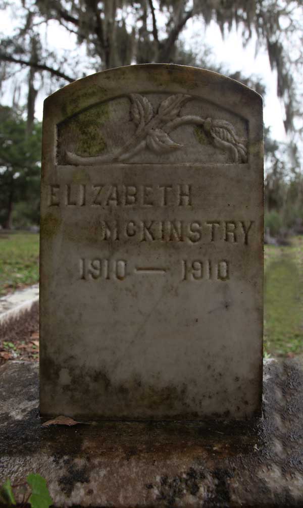 Elizabeth McKinstry Gravestone Photo