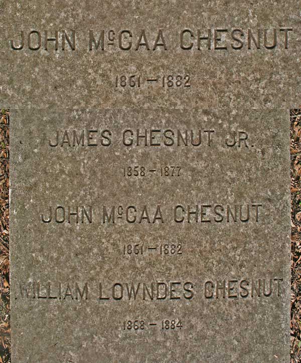 John McCaa Chesnut Gravestone Photo