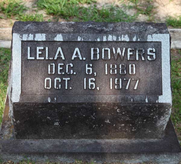 Lela A. Bowers Gravestone Photo