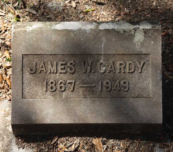James W. Cardy Gravestone Photo