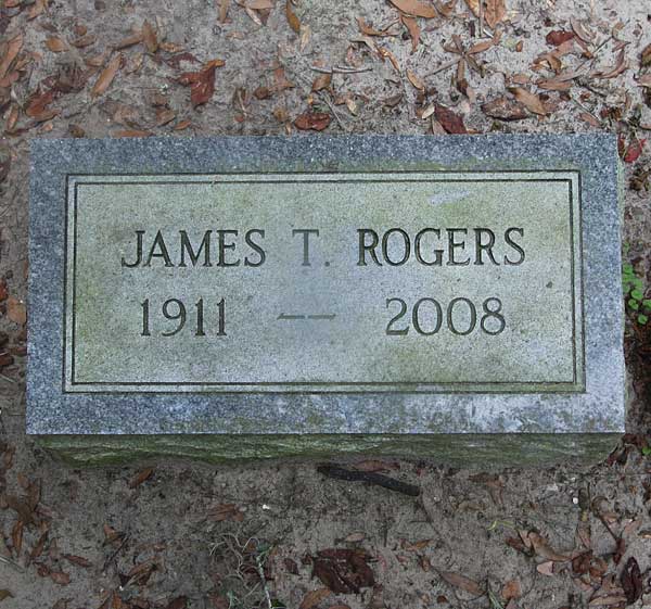 James T. Rogers Gravestone Photo