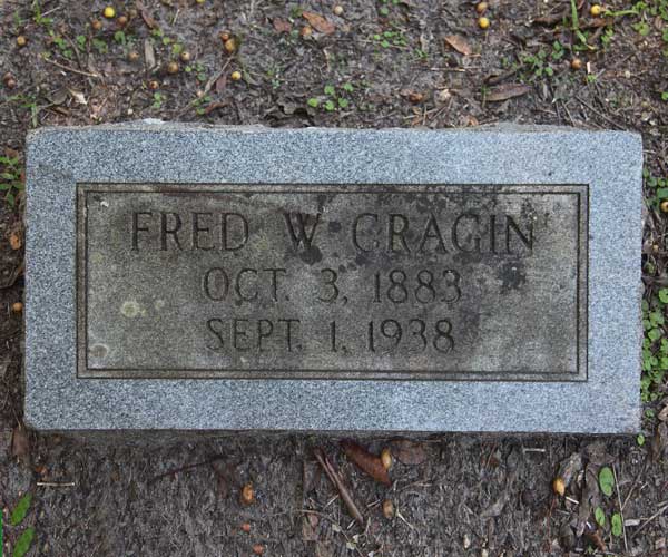 Fred W. Cragin Gravestone Photo