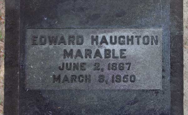 Edward Haughton Marable Gravestone Photo