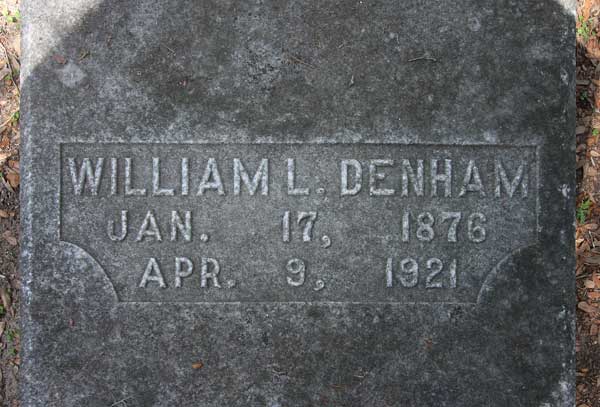 William L. Denham Gravestone Photo