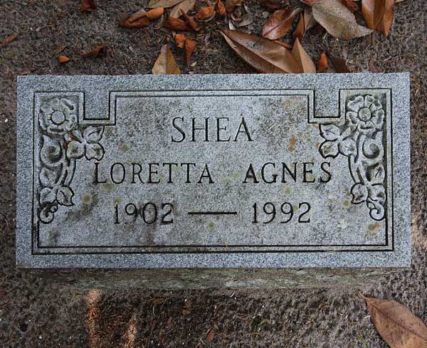 Loretta Agnes Shea Gravestone Photo
