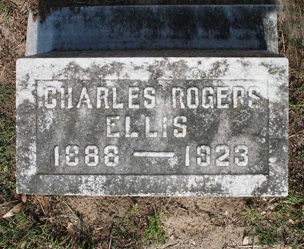 Charles Rogers Ellis Gravestone Photo