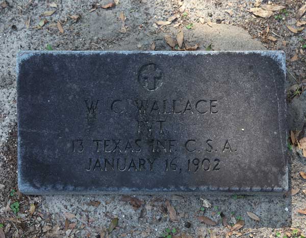 W.C. Wallace Gravestone Photo