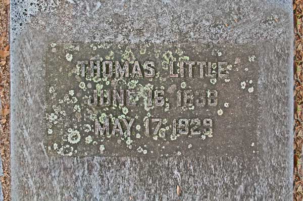 Thomas Little Gravestone Photo