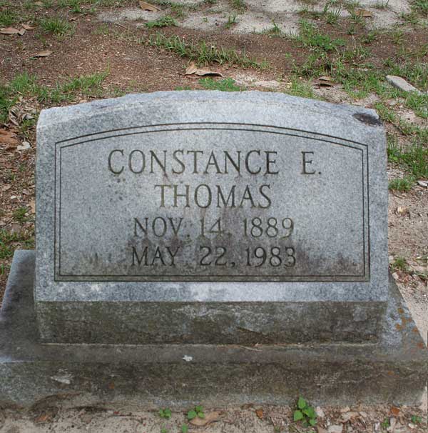 Constance E. Thomas Gravestone Photo