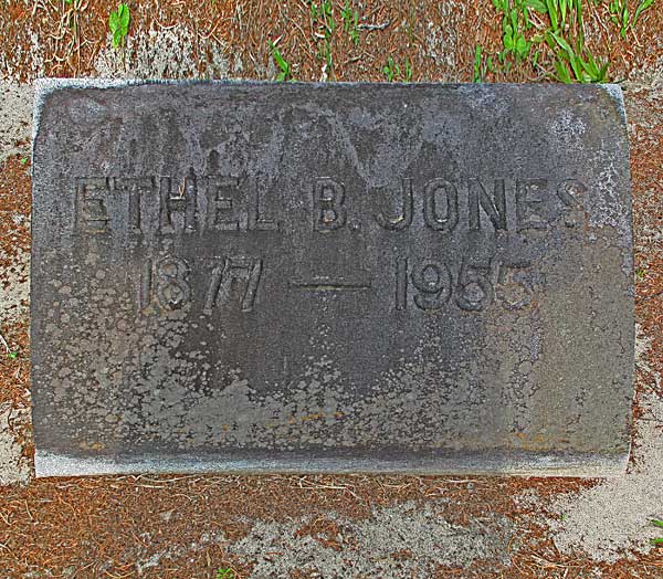 Ethel B. Jones Gravestone Photo