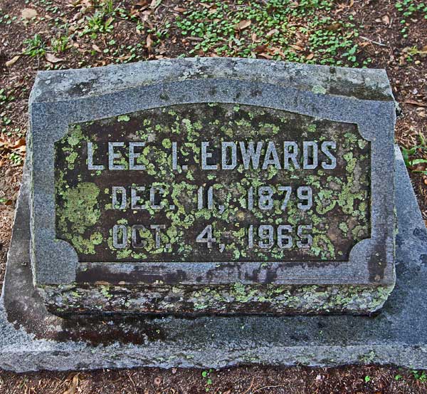 Lee I. Edwards Gravestone Photo