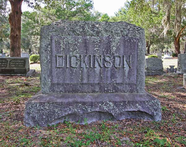  Dickinson family monument Gravestone Photo