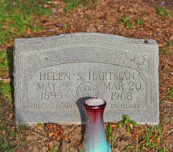 Helen S. Hartman Gravestone Photo