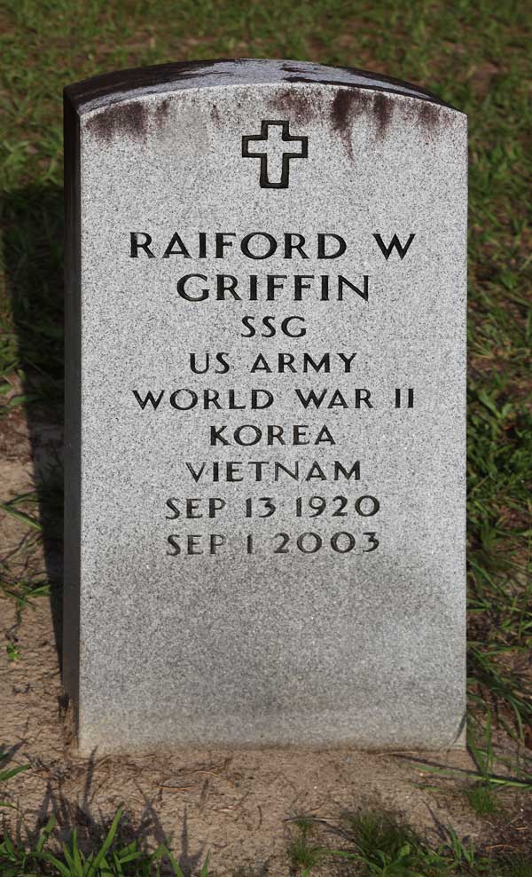 Raiford W. Griffin Gravestone Photo