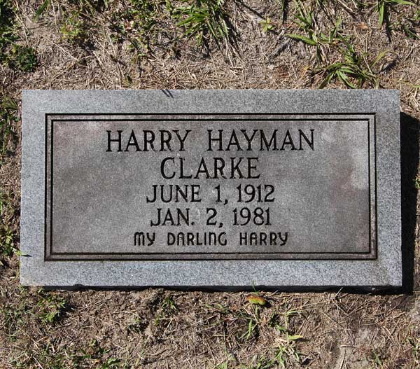 Harry Hayman Clarke Gravestone Photo