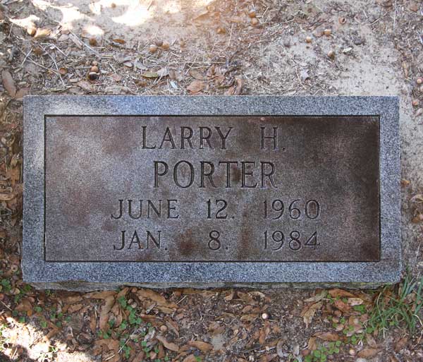 Larry H. Porter Gravestone Photo