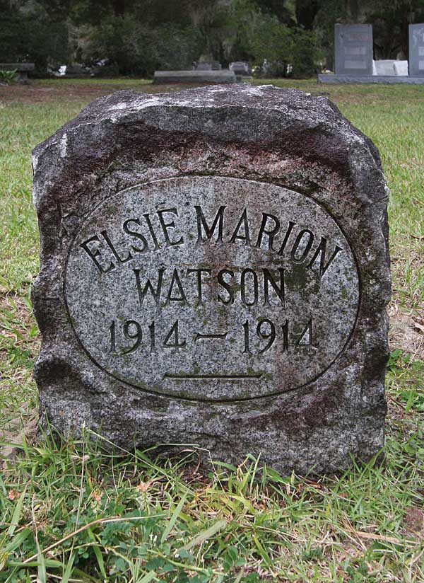 Elsie Marion Watson Gravestone Photo