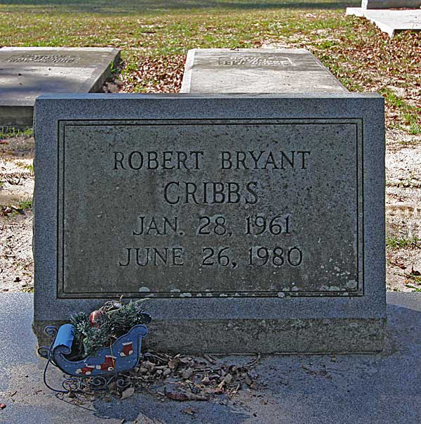 Robert Bryant Cribbs Gravestone Photo