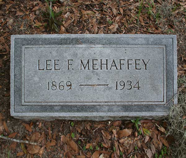 Lee F. Mehaffey Gravestone Photo