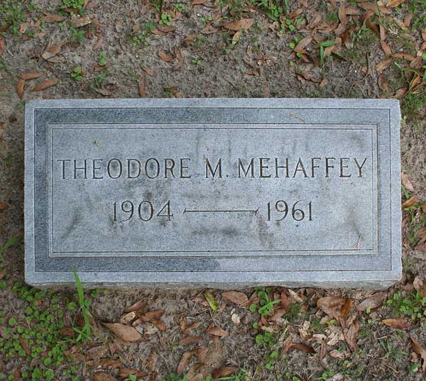 Theodore M. Mehaffey Gravestone Photo