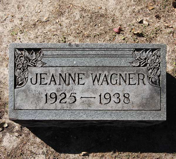 Jeanne Wagner Gravestone Photo