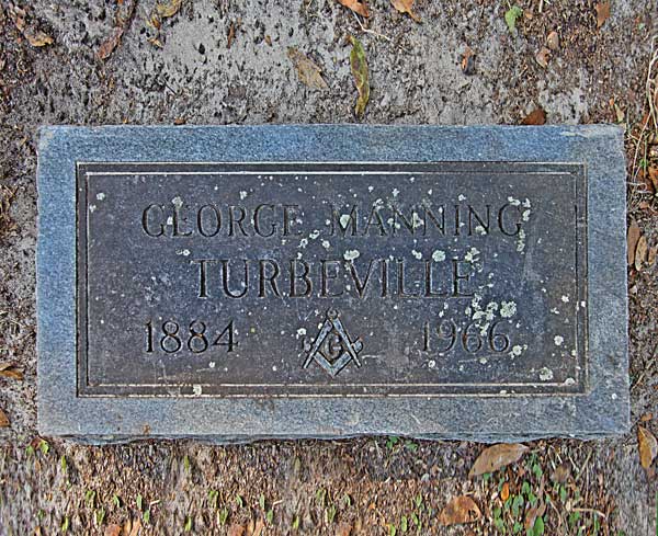 George Manning Turbeville Gravestone Photo