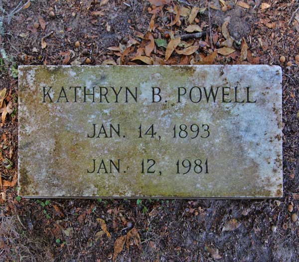 Kathryn B. Powell Gravestone Photo