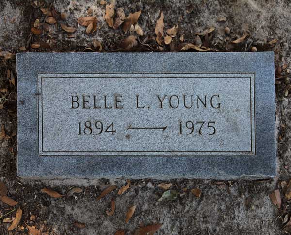 Belle L. Young Gravestone Photo