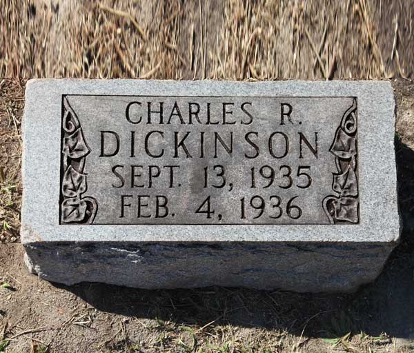 Charles R. Dickinson Gravestone Photo
