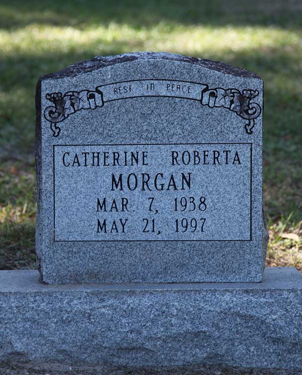 Catherine Roberta Morgan Gravestone Photo