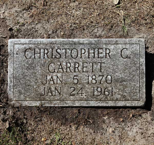 Christopher C. Garrett Gravestone Photo