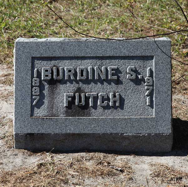 Burdine S. Futch Gravestone Photo