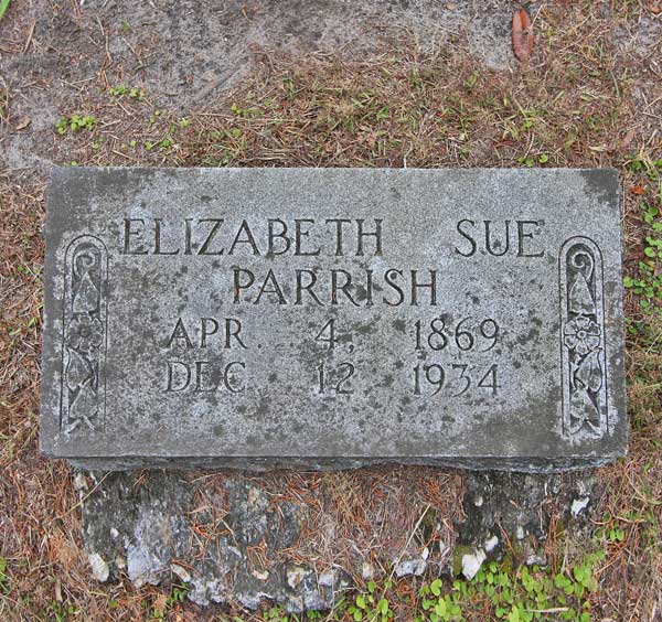 Elizabeth Sue Parrish Gravestone Photo